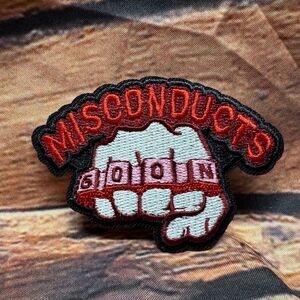 Huntdown Misconducts Goon Iron On Patch Video Game Official Gang Bonus Rare NEW